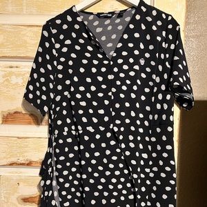 Chase Bank Lands End Navy Dress